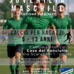 ASD Juvenilia Imola compie 75 anni: iscrizioni aperte Scuola Calcio Maschile 2026/2027